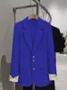 Jaqueta Blazer Preta para Mulheres, Novo Estilo Outono 2026, Design Moderno, Estilo Elegante para o Dia a Dia, Blazer Tendência para Vendas Transfronteiriças