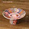 Nuevo Cuenco de Fruta Cerámico de Pie Alto para Sala de Estar de Casa Mesa de Café Plato de Exhibición de Bocadillos Pasteles Plato Creativo Moderno para la Hora del Té