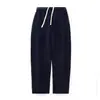 Pantalones de chándal holgados unisex para deportes al aire libre, de algodón peinado resistente, engrosados, de pierna recta con puños, pantalones cálidos de invierno