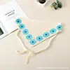 Pañuelo Triangular Retro Estilo Francés Pastoral Pañuelo Artístico de Flores Estilo Chica Dulce Adorno para la Cabeza Cinta para el Cabello Mismo Estilo que el Celebridad de Internet