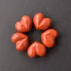 Cuentas con Forma de Corazón de Durazno con Agujero Horizontal Piedras Semipreciosas Naturales 15*12*10mm Suministro de Cuentas Sueltas para Joyería Accesorios de Joyería DIY