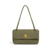 Bolsa Transversal de Camurça Artesanal Casual e Versátil, Bolsa Envelope de Alto Padrão Baixo Luxo, Bolsa de Ombro Simples para o Dia a Dia, Bolsa de Braço