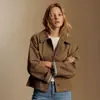 2026 Nuevo Modelo Comercio Exterior Transmisión en Vivo Chaqueta para Mujer Casual Estilo de Alta Gama Abrigo Otoño Holgado de un Solo Botón Ropa de Trabajo Gabardina