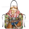 Venta al por mayor de delantales de comercio electrónico de comercio exterior transfronterizo, delantales impermeables creativos para barbacoa, fabricante mayorista de delantales 3D peculiares y únicos