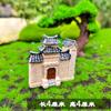 Modelo de Casa Huizhou em Estilo Chinês Jiangnan Construção de Casa Micro-Paisagem Pequenos Ornamentos Bonsai Aquário Rochoso Decoração de Paisagismo