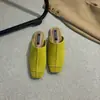 CSYCOCO Sapatos Femininos Mule Slip-On Estilo Old Money, Chinelos Confortáveis e Versáteis de Bico Reto para o Início do Outono