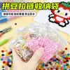 Bolsas de almacenamiento con cierre para cuentas, codificadas por colores, impermeables y a prueba de polvo, material hecho a mano, bolsas de almacenamiento transparentes con cierres deslizantes