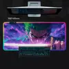 Venta Directa de Fábrica Alfombrilla de Ratón Luminosa de Una Pieza de Color RGB de Zoro Estilo Gaming Alfombrilla Grande para Teclado Alfombrilla Antideslizante para Escritorio