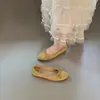 Zapatos de Ballet con Lazo para Mujer 2026 Primavera Otoño Retro Suela Suave Zapatos Franceses Simples Punta Redonda Fondo Plano Zapatos de Abuela Mocasines