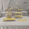 Decoración de Mesa de Postres Estilo Europeo Soporte Exhibidor para Pastel Bandeja Set de Decoración para Boda Utilería Mesa para Comida Fría Hora del Té