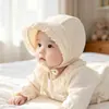 Gorro para Bebés y Niños Pequeños Estilo Primavera y Otoño, Protector para la Fontanela, Gorro Cálido para Bebés Niñas, Dulce Gorro de Palacio de Princesa para Bebés de Pocos Meses, Otoño e Invierno