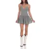 Amazon Europeo y Americano Transfronterizo 2026 Primavera/Verano Nuevo Vestido Corto Sexy para Mujer con Escote en V al por Mayor