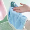 Toalla de Mano para Baño Colgante Linda Toalla de Mano Engrosada Absorbente de Agua Sin Pelusa Toalla de Mano para Niños Toalla Cuadrada Pequeña