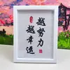 Aprender é Difícil, Palavras Inspiradoras, Adesivos de Diamante, Kits de Artesanato DIY para Crianças, Presentear, Presentes de Aniversário, Caligrafia