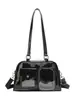 Bolsa Ita de Design Nicho Estilo Japonês e Coreano, Grande Capacidade, Adequada para o Trabalho, Simples e Versátil para Uso Diário, Bolsa Tote de Ombro Único Transversal