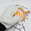 Guantes Aislantes de Calor de Silicona Amazon Transfronterizos, Guantes Antiescaldaduras Específicos para Horno y Microondas, Estilo Corto con Forro de Algodón, Guantes para Hornear