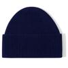 Chapéu de Lã Tricotado 100% para Mulheres, Quente de Inverno à Prova de Vento, Chapéu de Lã Redondo da Moda Sem Aba para o Dia a Dia