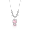 Collar de Diamante Cuadrado para Mujer Lujo Ligero Nicho Gama Alta Refinado Cadena para Clavícula Elegante Versátil Moda Celebridad de Internet Cadena de Lana