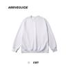 Sudadera Ag300 Transfronteriza Europea y Americana Pesada de Color Sólido Suelto para Hombre Cuello Redondo Algodón Mixto Doble Cara Estilo Coreano Casual Manga Larga
