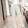 Nuevos pantalones de pijama de casa a rayas para mujer, pantalones cálidos de otoño forrados de forro polar para caminar al aire libre, pantalones largos casuales de terciopelo alemán para casa, pijamas
