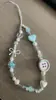 Nuevo Estilo Lujo Ligero Cadena para Teléfono con Perlas Corazón Rosa Linda Colgante de Cámara para Niña Pulsera de Cordón Ccd