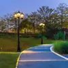 Luces de Patio Estilo Europeo, Jardines de Villas, Parques, Iluminación de Calle para Comunidades, Luminarias de Poste Alto, Luces de Paisaje para Exteriores, Luces Impermeables para Exteriores Retro