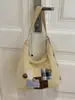 Bolsa de Compras Bordada Ecológica de Moda Japonesa Bolso de Hombro Único Informal de Moda Bolso Tote Cruzado de Tela de Mano