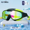 Gafas de natación de verano más vendidas, alta definición, impermeables, antivaho, marco grande, modelo nuevo para niños y niñas, equipo de natación, modelo nuevo al por mayor
