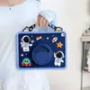 Funda Protectora para iPad 10.2 789 Caricatura Air3 Funda para Tableta Ipadpro10.5 Silicona 360 Portátil Funda de Astronauta