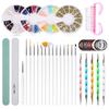 Ferramenta de nail art mais vendida conjunto lâmpada para unhas lixador lixa de unha caneta para pintura colorida conjunto de nail art