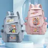 Mercancía de Anime de Zootopia: Mochila Escolar Primaria Judy y Nick Zorro, Unisex, Casual, Gran Capacidad, Bolso de Doble Hombro