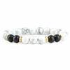 Fabricantes comercio exterior nuevos productos listados accesorios de joyería pulsera personalizada de piedra de 8 mm Ojo de Tigre turquesa Amazon pulsera