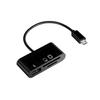 Venda por atacado três-em-um OTG leitor de cartão Type-C adaptador multi-função externo do telefone móvel cartão de memória