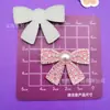 Árbol de Perlas Electroplateado Colorido Mariposa Corazón Corbata de Moño Accesorios de Plástico DIY Funda de Teléfono Pasador Accesorios para Zuecos