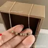 Collar de Panal Shangmei de Gama Alta, Collar de Sol de Panal, Chapado en Oro V 18K Versátil de Lujo Ligero Delgado para la Cintura