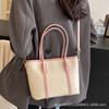 Bolsa Balde Portátil de Nicho Estilo Coreano Feminina 2024 Nova Moda Texturizada Bolsa Transversal Elegante Bolsa de Ombro para o Dia a Dia