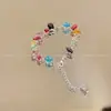 Pulsera Popular de Caramelo de Color Dopamina de Xiaohongshu, Lujo Ligero, Gama Alta, Pulsera Versátil, Accesorio de Mano de Moda y Elegante para Mujeres