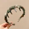 Nova Faixa de Cabeça de Cano Alto para Mulheres Verão 2025, Faixa de Cabelo Trançada de Moda de Alto Padrão, Presilha de Cabelo Retrô Francesa