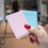 Adecuado para todos los teléfonos móviles, juego de tarjetas traseras creativas de cuero para teléfono móvil, tarjetero portátil de moda (con pegamento 3M)
