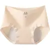 Pantaletas menstruales de tiro medio para niñas con estampado de osos, 10A antibacterianas, entrepierna extendida, amigables con la piel, cómodas, a prueba de fugas, calzones de cobertura total
