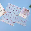 Bolsa Transparente Esmerilada con Cierre Ziplock para Ropa Margarita Pequeña Flamenco Ropa Interior Calcetines Bolsa de Embalaje para Viaje Bolsa Ziplock de Plástico PE