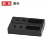 Suministro directo de fábrica 12 mm rectangular negro soporte superior de armario para colgar ropa tubo de ropa soporte de aleación de zinc soporte para ropa Soporte para ropa