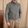 Ropa de Hombre Transfronteriza Otoño 2026 Xiyin Amazon Estilo Old Money 3D Tendencia de Moda Chaqueta Simple Holgada Talla Europea
