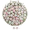 Cuentas sueltas de vidrio, cuentas redondas de jade, cuentas de oro roto, vintage, hechas a mano, pulsera, collar, pendientes, accesorios de joyería, material