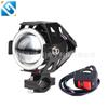 Farol LED para motocicleta U7 com pistola laser e abertura Angel Eye, flash Demon Eye, farol diurno