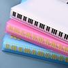 En Stock 40 Páginas A4 Carpeta Multicapa para Partituras Carpeta para Partituras de Práctica para Piano Carpeta para Archivos Opcional Multicolor