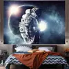Fondo de tela para celebridad de internet astronauta tela colgante ins decoración de cabecera de dormitorio de estudiante tela de pared fondo de diseño de habitación moda