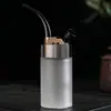 Tubería de Agua Uso Dual Pipeta de Vidrio para Fumar Bolsa de Tabaco Vintage Porta Cigarrillos Filtro Set Completo de Shisha Metabo