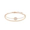 Pulseira de Raquete Edição Shi Jia Seiko Pulseira Duas em Uma Empilhada Feminina Elemento de Cristal Shi Hua Transmissão ao Vivo Direta da Fábrica