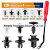 Cross-border novo 120PCs caixa buckle carro Universal 6 Tipos de fivela terno de nylon para-choques Titular